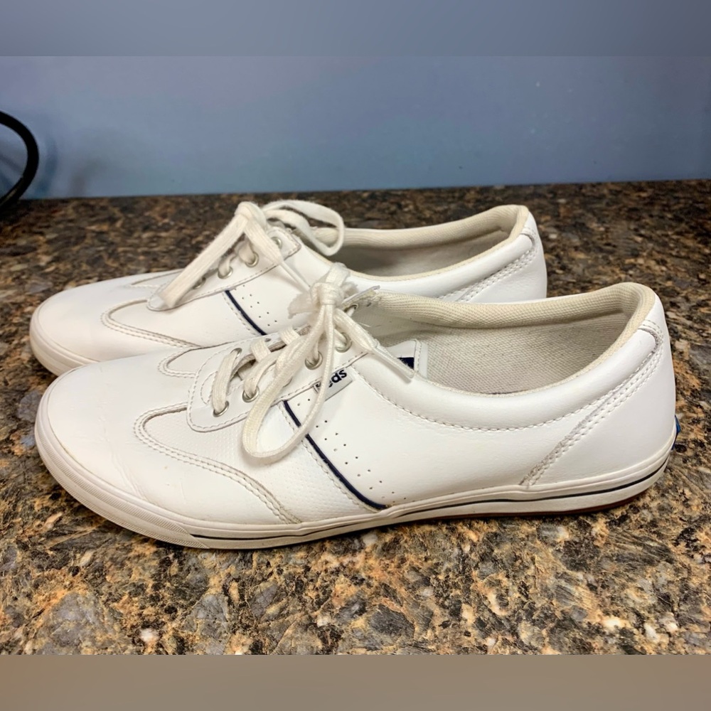 COPY - Keds Courty Core II Womens Size 8 Leather Sneaker Dream Foam White